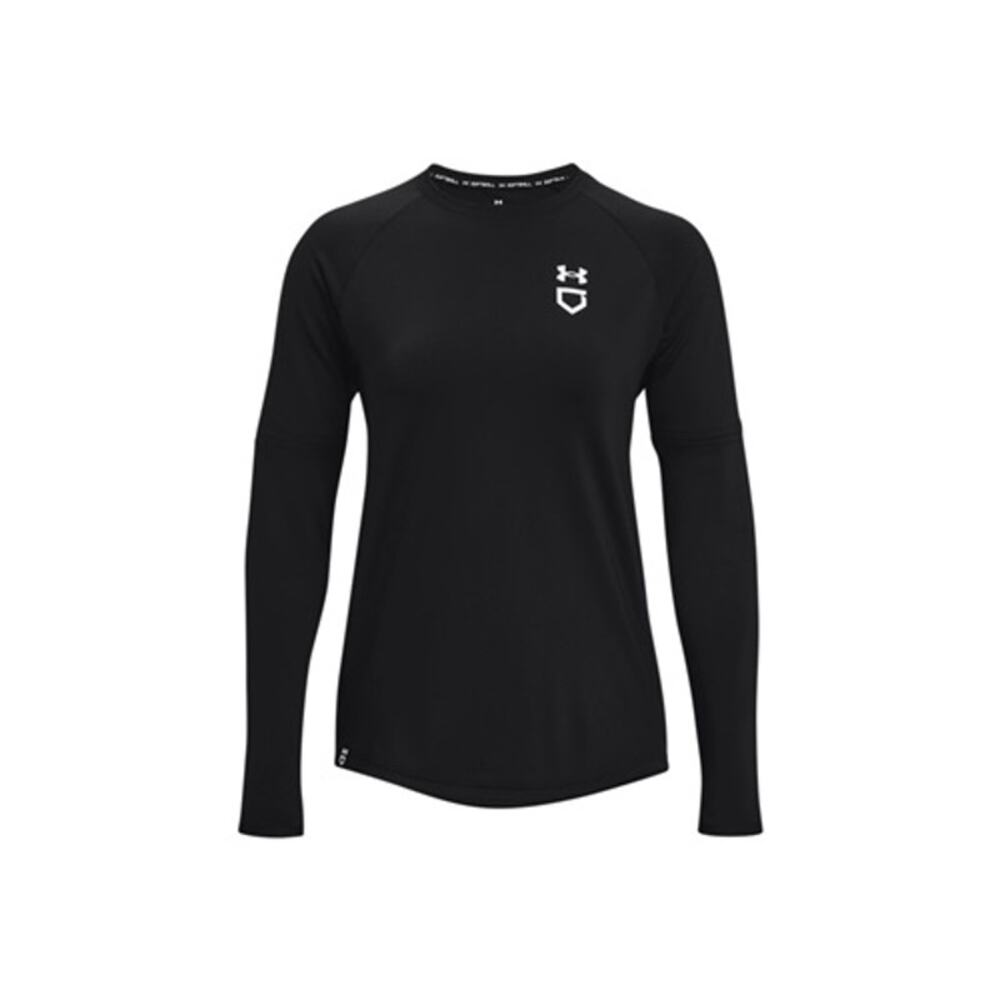 Under Armour Women's Size XL Black Fastpitch Softball Crew Pullover